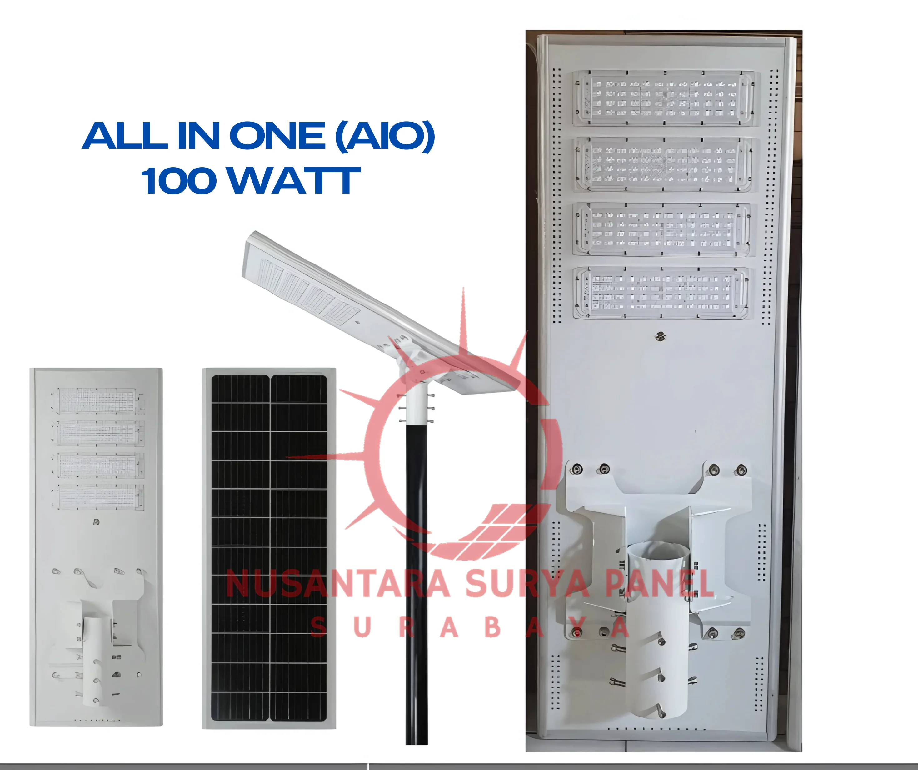 LAMPU PJU AIO 100 WATT NON TKDN
